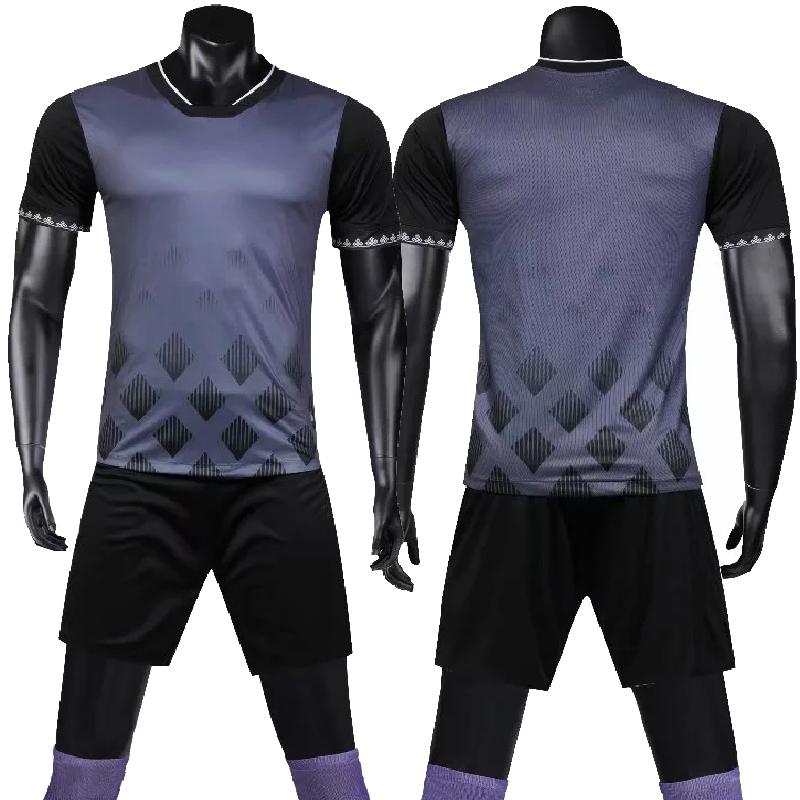 Custom Printing Thailand Green Short Sleeve Football Uniforms Soccer Jerseys Shirt