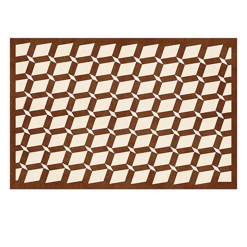 

Искусство Креатив Гостиная Большой Размер Ковер Минималистский Роскошный Клетчатый Ковер Легко Чистить Нескользящий Коврик для Спальни Моющийся Легкий в Уходе Ковер Custom Contact Us