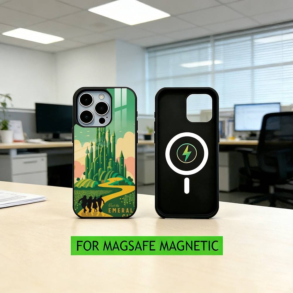 Movie The W-Wizard of O-OZ Phone Case For iPhone17,16,15,14,13,12,11 Plus,Pro Magnetic For Magsafe Wireless Charging