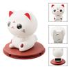 Solar Powered Automatic Nodding Cat Ornament for Home and Car Decoration Cute Cat Figurine Brings Good Luck and Happiness