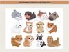 Resin Cute Puppy Car Ornament - Interior Decoration & Decompression Artifact