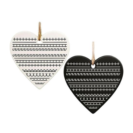 Funny Hidden Swear Christmas Ornament Heart Shaped Hidden Message Decor for Christmas Tree Novelty White Elephant Gag Gift Prank Party Supplies