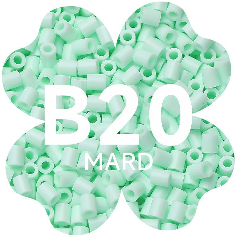 MARD Green Fuse Beads Refill Pack, B Series 2.6mm, High-Quality DIY Fusion Craft Beads.