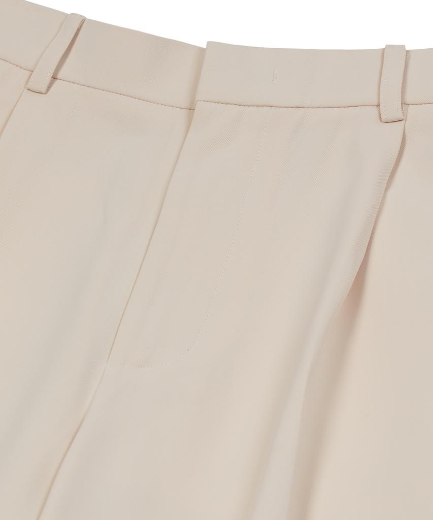IRONYPORNO WHITELINE 86-Iro269 Monotone Parachute Wide Pants Ivory