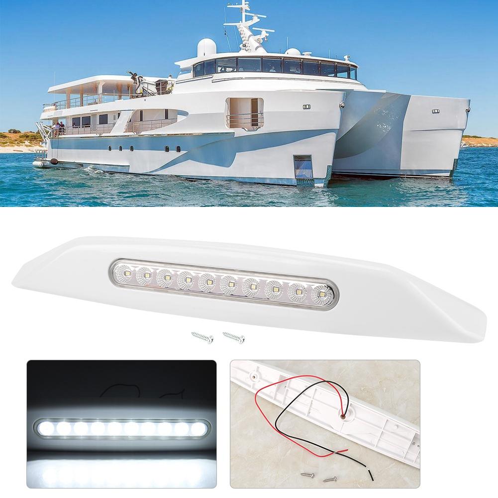 LED Waterproof Durable White Car Yacht RV Trailer Motorhome Sunshade Lamp LED Light 12V 3W