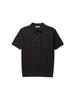 OLZEN Men'S Transitional Ribbed Short Sleeve Polo Shirt_Zof3Et1301Br