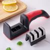 Quick Handheld Knife Sharpener Household Multi-function 3 Stages Type Sharpening Tool Stainless Steel Sharpening for Kitchen