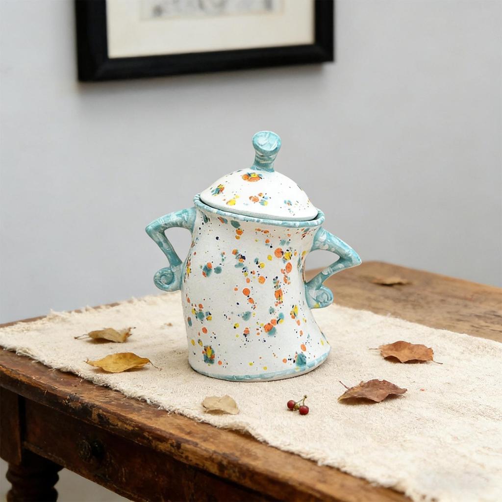 Canister With Attitude Creative Akimbo Cup Mugs Food Jars for Kitchen Storage Container with Airtight Lid Candy Container