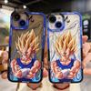 Dragon Ball iPhone Case: Compatible with iPhone 13, 14, 15 Pro Max – Transparent Vegeta Design