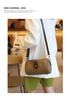 Bolso Bandolera de Cuero Genuino de Moda para Mujer 2023 - Pequeño, Moderno, Versátil Bolso de Hombro de Piel de Vaca