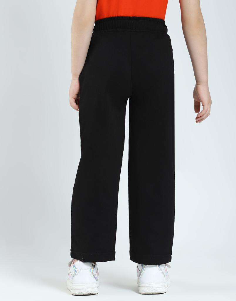MONTE CARLO Girls Solid Regular Fit Lower Track Pants