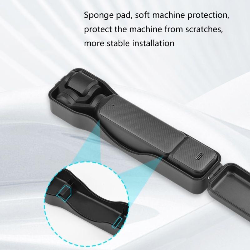 Plastic Protective Organiser for Pocket 3 Camera Featuring Quick Access Closure And Interior Compartment