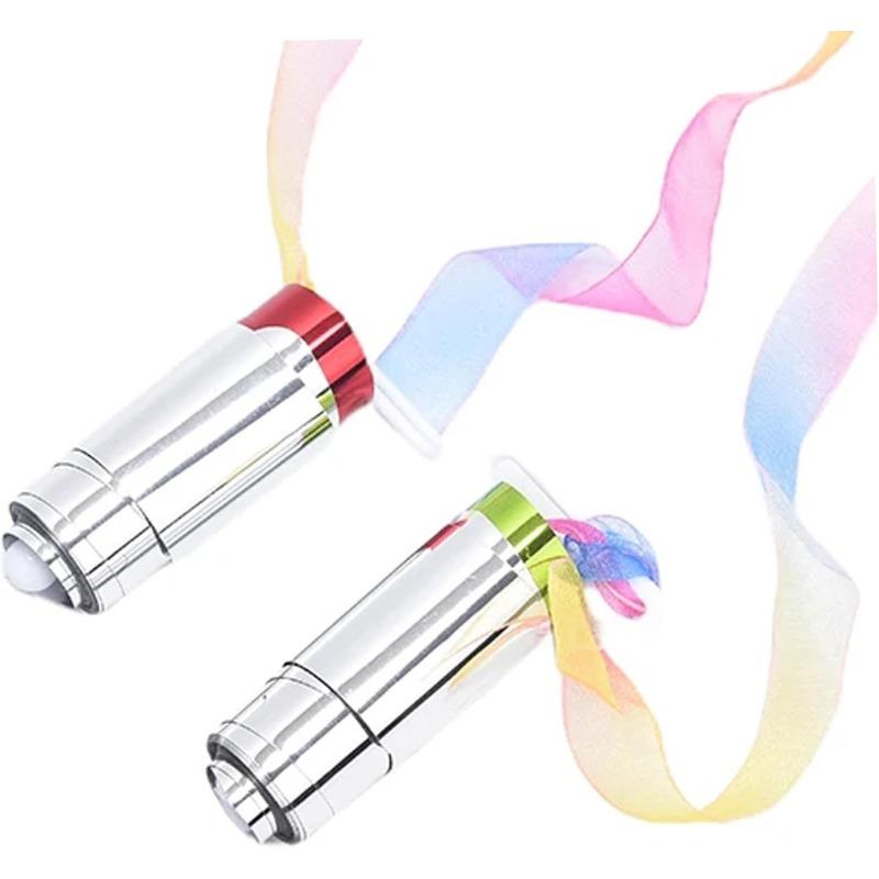 2Pcs Pocket Staff, Stretchable Extendable Magics Stick Portable Compact Mini Trick Prop for Professional Magician Stage Performance