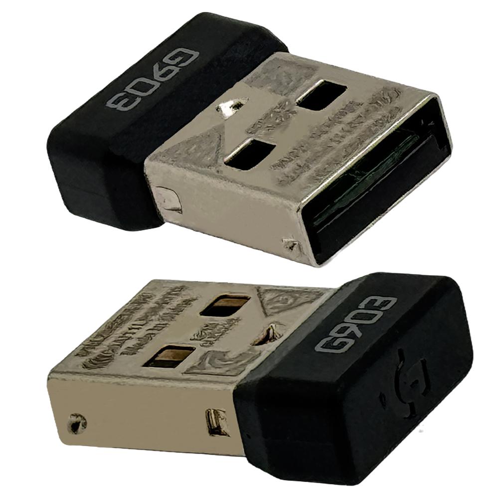 2.4Ghz USB Receiver For Logitech G903 Mouse Plug And Play Wireless USB Dongle Adapter Portable Gaming Mouse Receivers Adapters