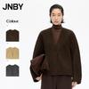 JNBY 2025 Winter Loose Straight 100% Wool Coat