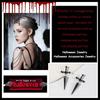 Gothic Sword Earrings for Women Black Dagger Stud Earrings Punk Goth Jewelry Halloween Alt Accessories