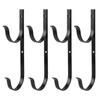 4 Sets Pool Pole Hanger Professional Aluminium Alloy Pool Holder Hook for Poles Brushes Vacuum Hoses Garden Tools