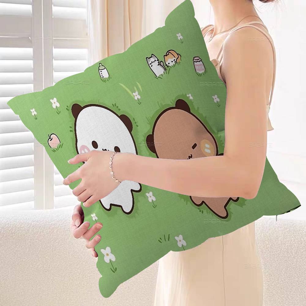 Bubu And Dudu Cute Pillow Cushion Cover Pillowcase Living Room Sofa Home Decor