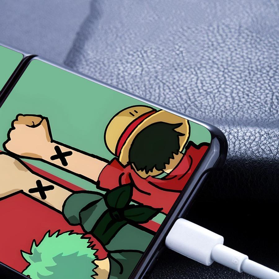 Hard Phone Cover Case for Samsung Galaxy ZFlip4 ZFlip3 ZFlip7 FE Z Flip 7 6 5 4 3 ZFlip6 ZFlip5 One Piece Cool Luffy Ace