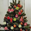65 Pcs Christmas Balls Ornaments Red Green White Shatterproof Plastic Balls Ornaments with Merry Christmas Sign for Xmas Tree Party Home Decor