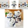 Orsacchiotto Peluche Carino Cartone Animato Vestito da Marinaio Giocattolo Compagno per Bambini per Giocare e Comfort