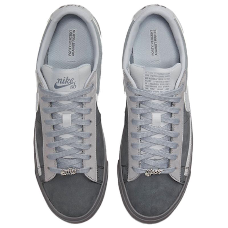 Nike Sb Blazer Low Fpar Cool Grey Skateboard Shoes DN3754-001