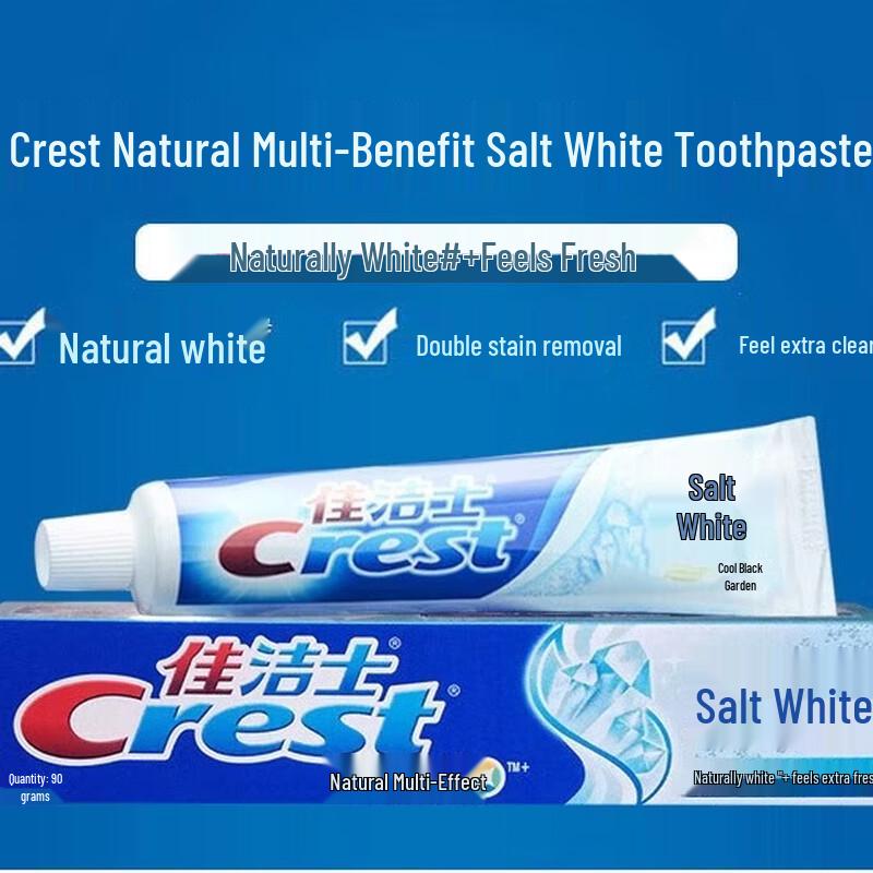 Crest Salt White Toothpaste - Cool Mint