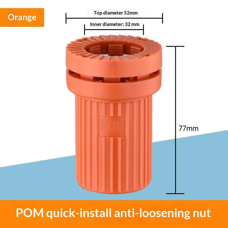 New Washing Basin Faucet Base Screw Fastener Kitchen Faucet Quick Installation Fixing Device 32Mm Anti Loosening Lock Nut