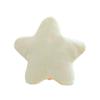 Nordic Star Plush Throw Pillow - Cute Cream Five-Pointed Star Sleep Cushion Toy, Large Size