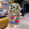 Phone Case: 2D Flat Design Suitable for iPhone 18 17 16 15 14 13 Pro Protective Case, Couple Style, Glittery Puppy, Christmas and Halloween Gift