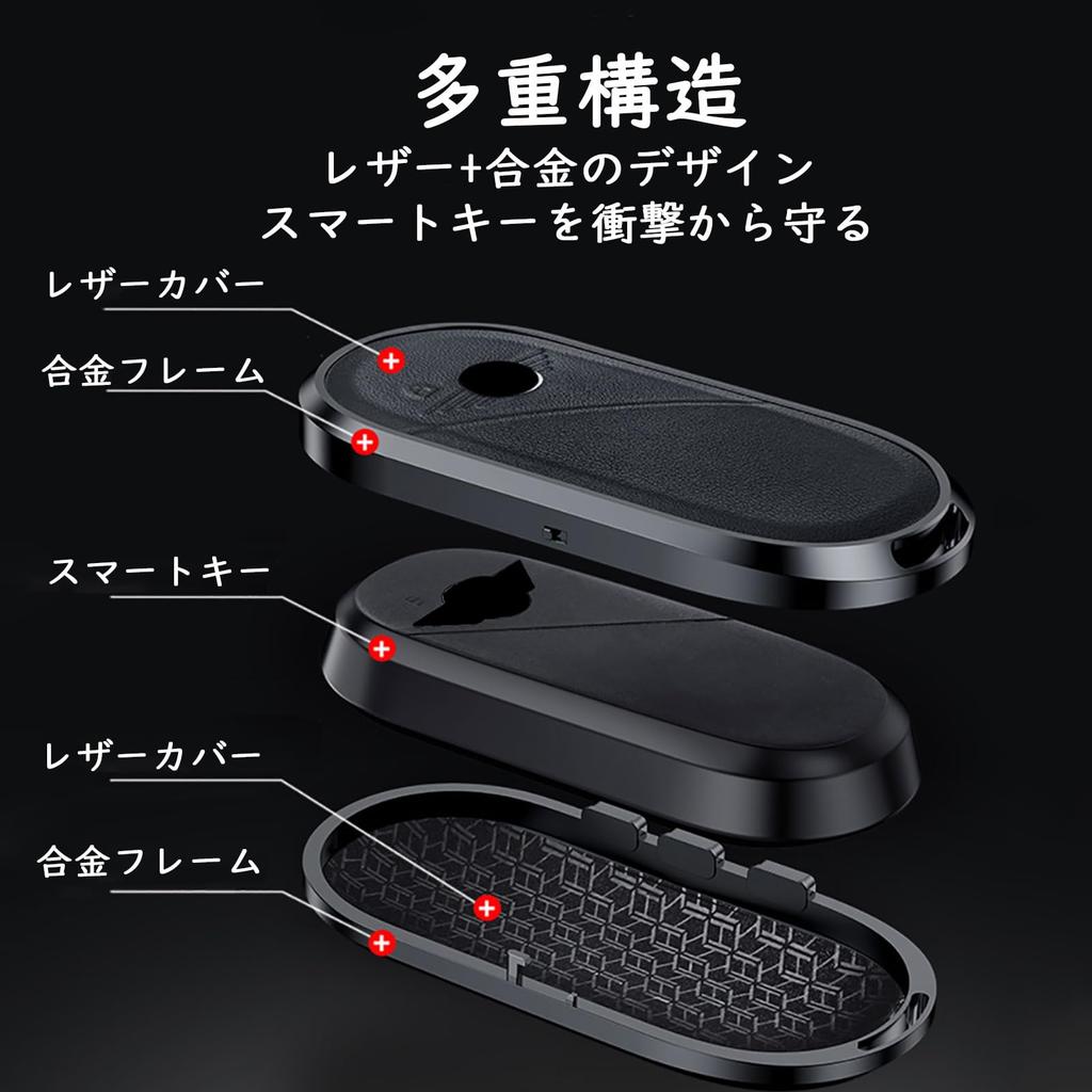 BMW Key Key Leather and Aluminum Alloy Cover for Mini Cooper Cooper and J05 Screwless Case, Holder, Scratch-Resistant One, S, F66, C, Countryman,