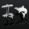Funny Dolphin Shaped Mens Cufflinks Cute Whale Shark Marine Animal Design Sleeve Button For Suit Shirt Jewelry