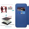 KEYSION Custodia Portafoglio a Libro in Pelle Placcata per iPhone 11 12 13 Pro Max Slot per Carte Ricarica Wireless Magnetica Cover Posteriore del Telefono