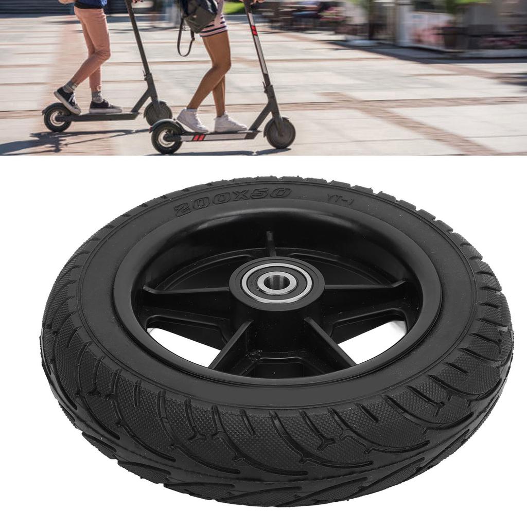200x50 Electric Scooter Solid Wheel Rubber and Plastic Steel Electric Scooter Solid Tire Replacement