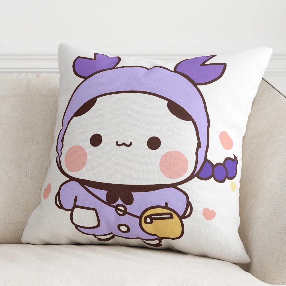 Office Living Room Home Pillowcase Kawaii Cartoon Bear Pattern Pillowcase Car Ornaments