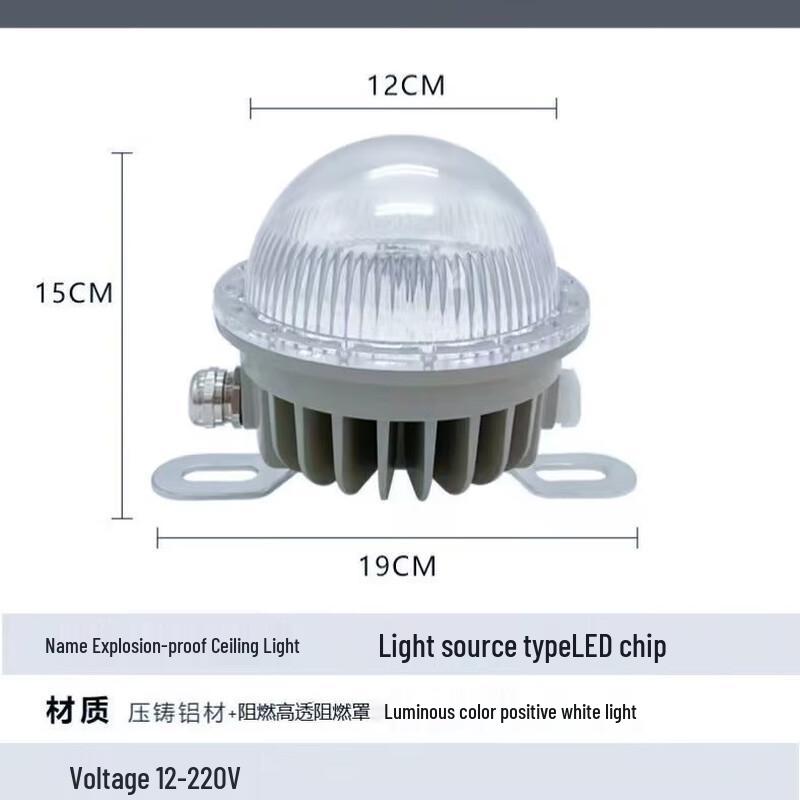 Explosion-Proof Industrial LED Ceiling Light