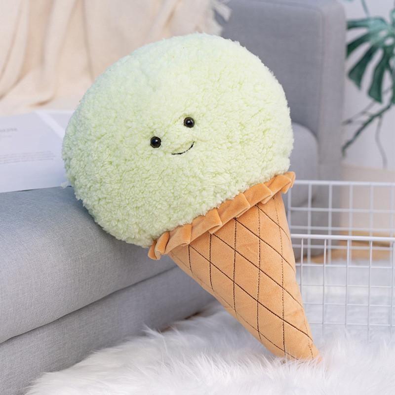 Ice Cream Plush Toys Cartoon Fill Doll Macaroon Xmas Gift Toys Ornament Stuffed