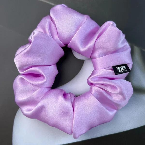 100% Seta di Gelso Elastici per Capelli Elastici per Capelli Elastici Grandi Corde Elastiche Portacoda di Cavallo per Donne Ragazze 19 Momme
