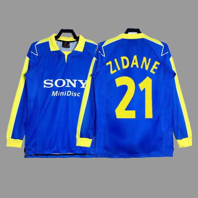 Juventus Retro Football Jersey Zidanedved Piero Inzaghi Buffon Ibrahimovic Cannavaro