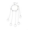Trendy European & American Punk Disco Chain Ring - Creative Open One-Piece Index Finger Design