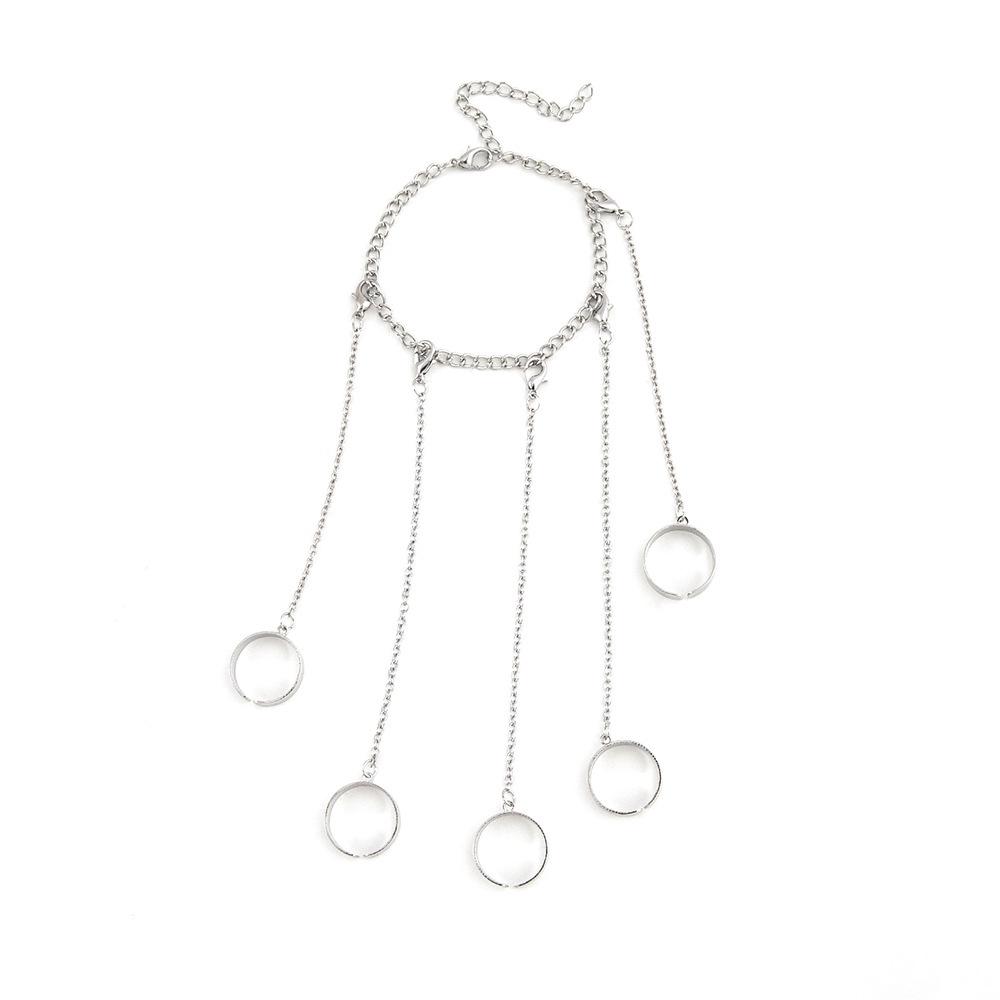 Trendy European & American Punk Disco Chain Ring - Creative Open One-Piece Index Finger Design