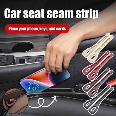 Car Seat Seam Storage Box Gaps Strip. Car Seat Card Seam Pad Seat Gaps Leak-proof Plug Storage Strip Accessories