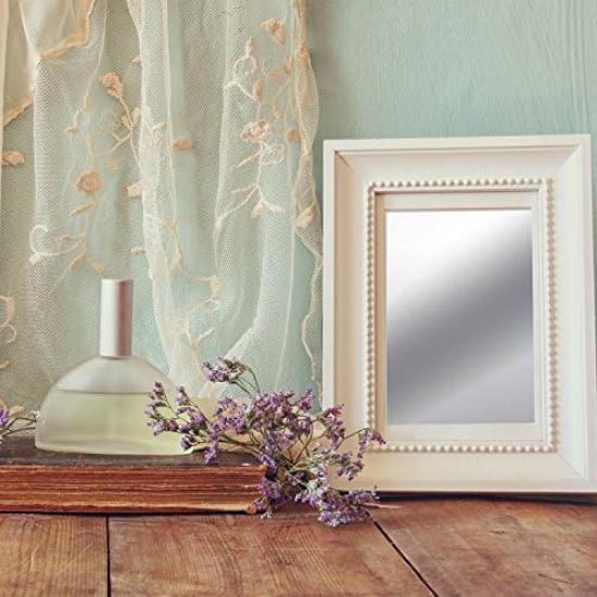 BBTO 9 Pieces Adhesive Craft Mirrors 6 x 9 Inches, 6 x 6 Inches Acrylic Mirror Tiles Small Rectangular Stick on Flexible Self Adhesive Non Glass