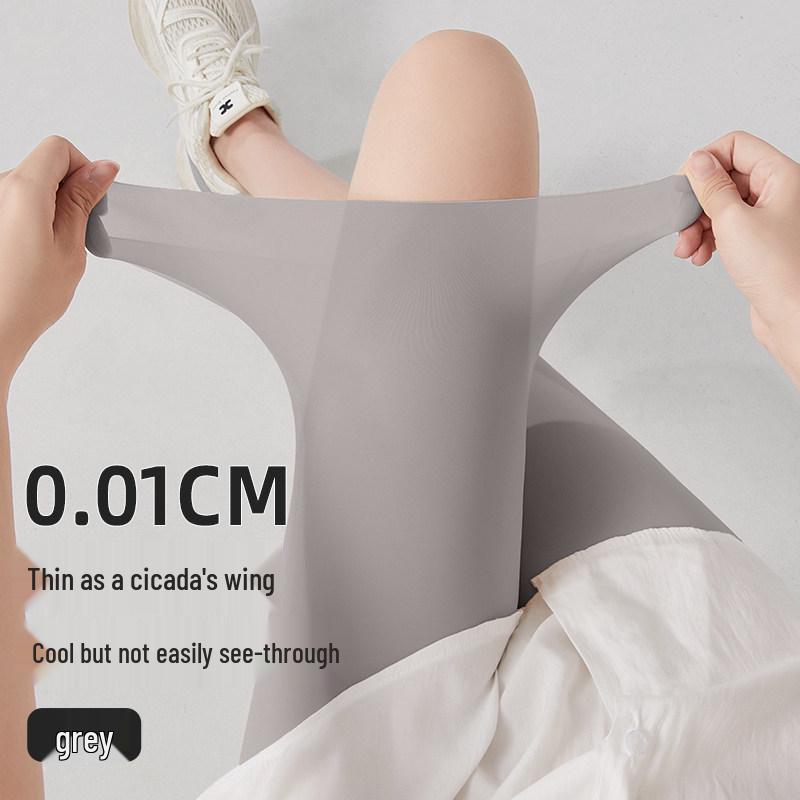 Ultra-Thin Seamless Ice Skin Sun Protection Yoga Pants for Women L 100-140 jin