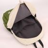 Women's Bag Outdoor Contrast Color Backpack Student Schoolbag Travel Bag