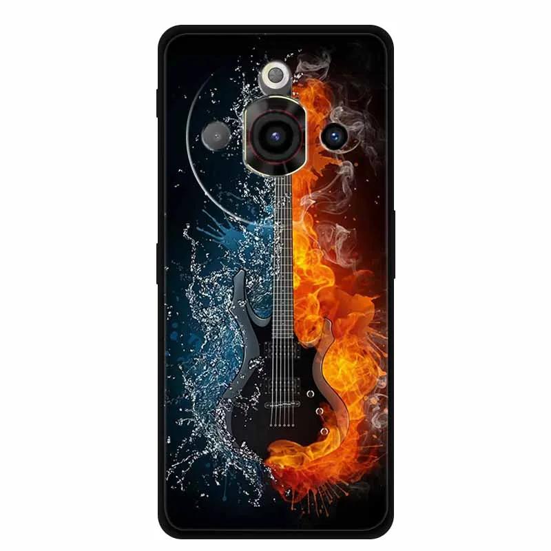 Funda For ZTE Nubia Focus Pro 5G Soft Bumper For Nubia Focus Pro Black Silicone Phone Cases Nubia Focus Pro 5G Protective Coque