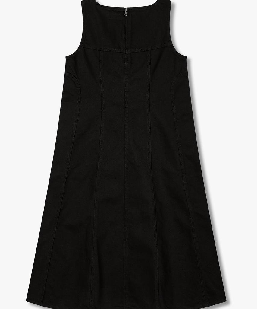 STUDIO TOMBOY Denim Slim Sleeveless Dress_Black 9106241203
