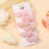 LOVEKIKI 6PCS Cute Heart Designs Elegant  Hair Clips Sweet Headwear Mini Clips Kids Girls Outdoor Wear Hair Accessories Gifts