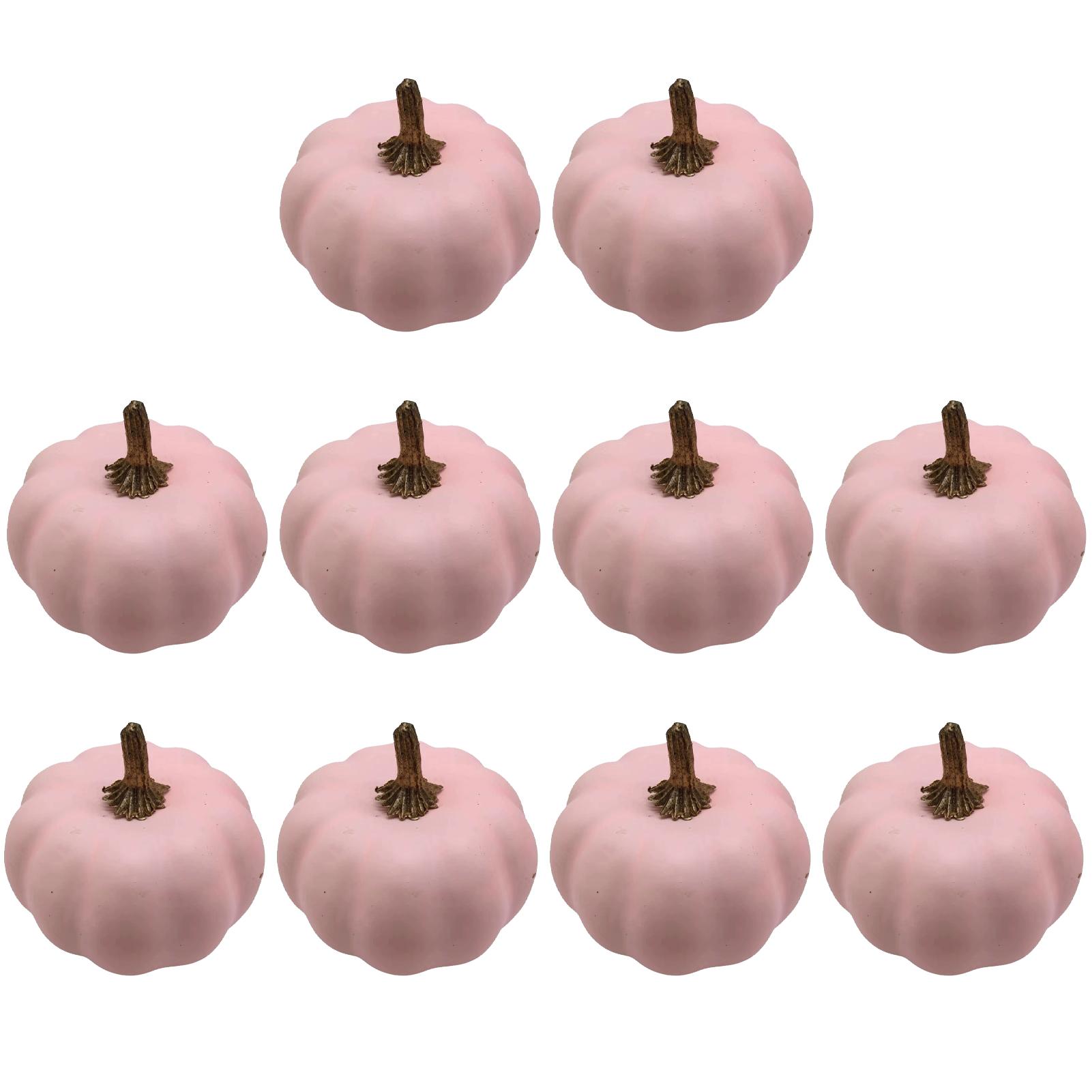 New Halloween Decorations Indoor 10PCS Halloween Pumpkin Decor Pumpkins Artificial Pumpkins for Home Decor