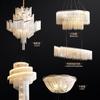 Aluminum Chain Ceiling Chandelier Living Room High Quality Home Decor Bedroom Light Fixture Study Indoor Lighting